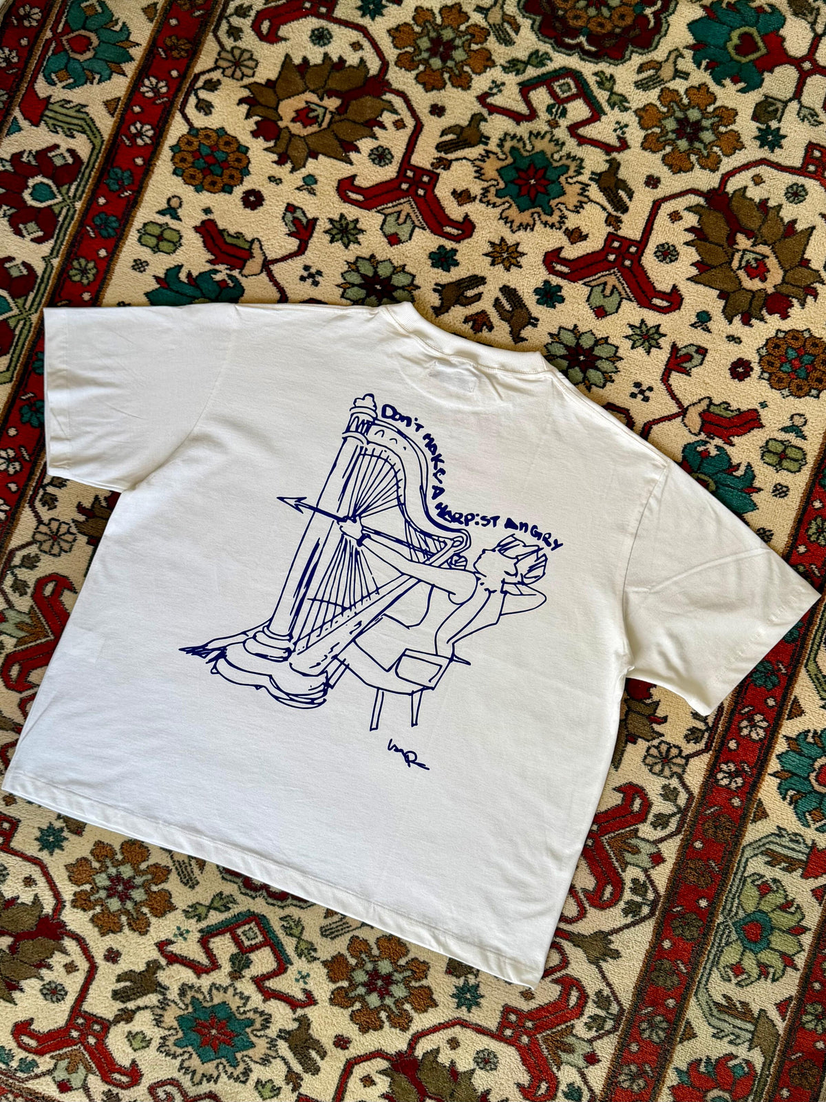 Camiseta Harpist - Off-White